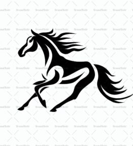 Galoppierendes Pferd